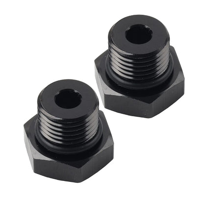 2 x Aluminum 6AN Block Off Cap ORB Plug Male Fitting Adapters for Universal