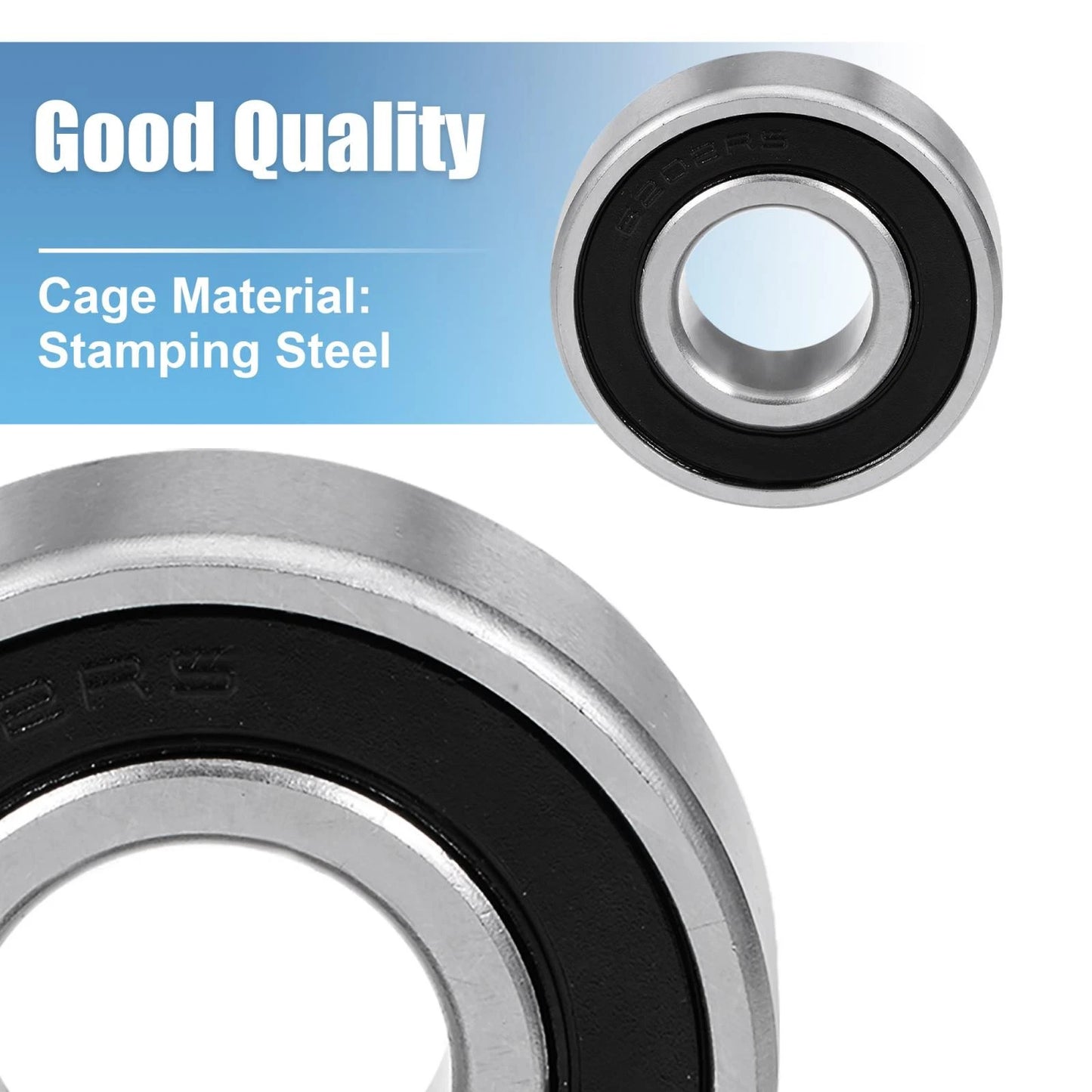 Deep Groove Ball Bearing 15x35x11mm Double Sealed Bearings for Make Model