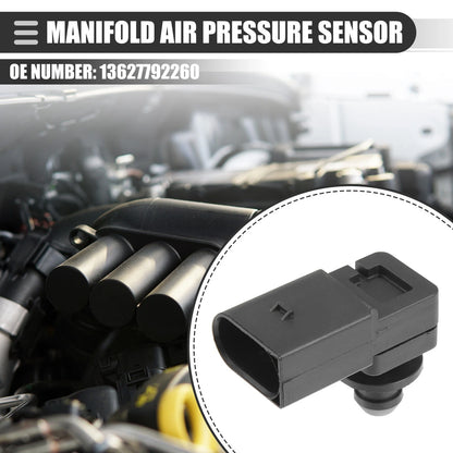 Manifold Air Pressure Sensor Replacement for BMW X5 Black