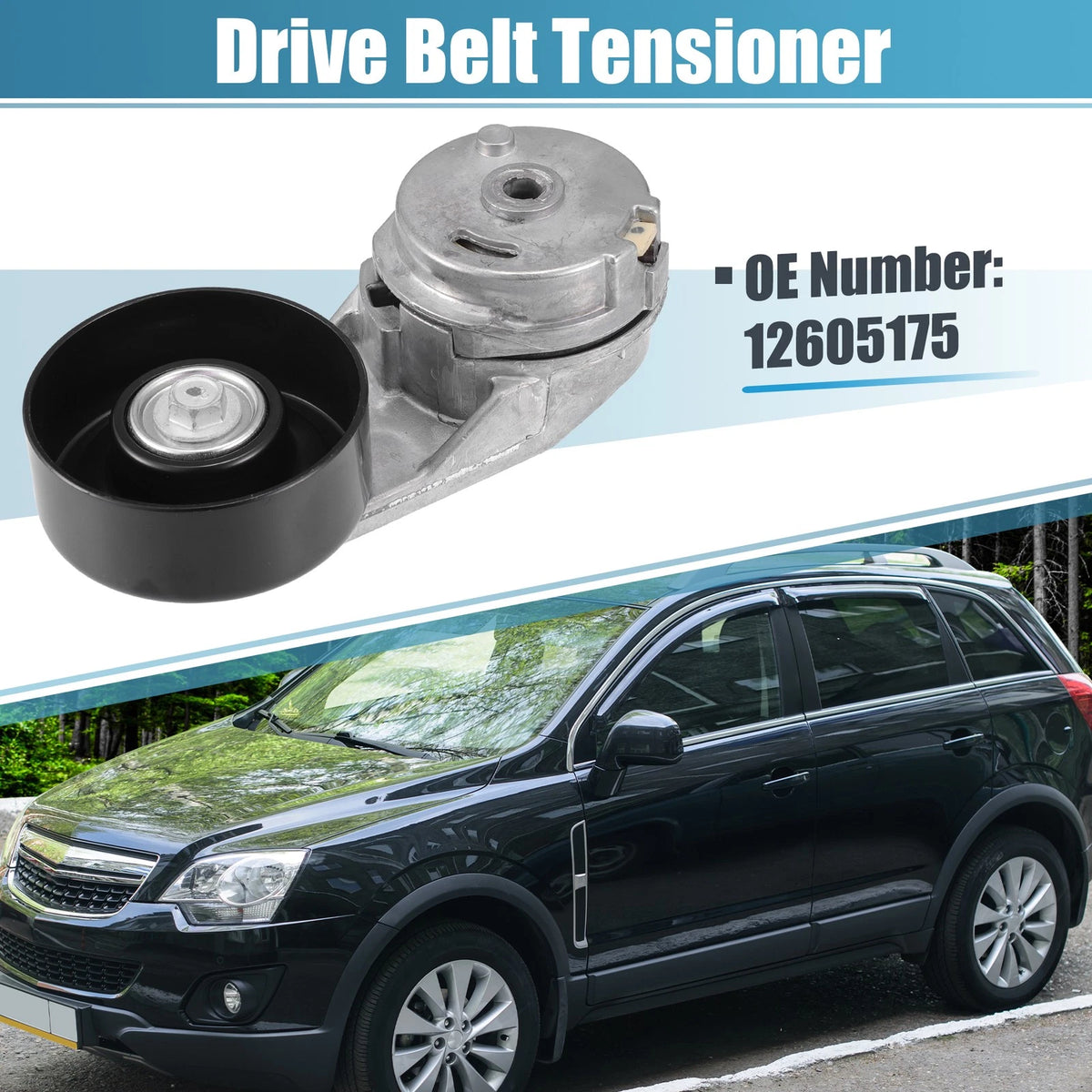 1 x Belt Tensioner Pulley Assembly for Buick 4-Cyl 2.4L (2010–2010)