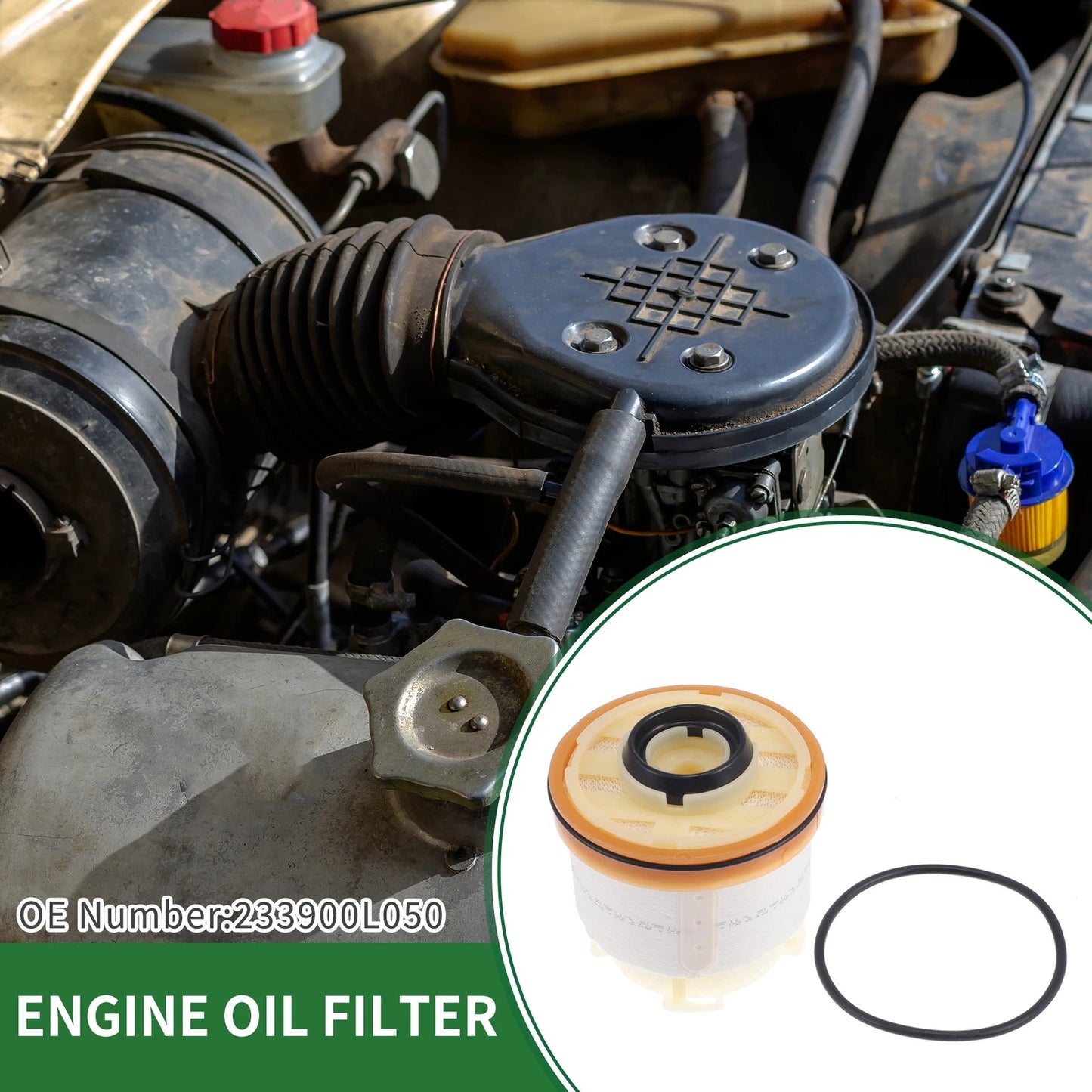 Diesel Fuel Engine Filter for Toyota Hilux KUN16 KUN26