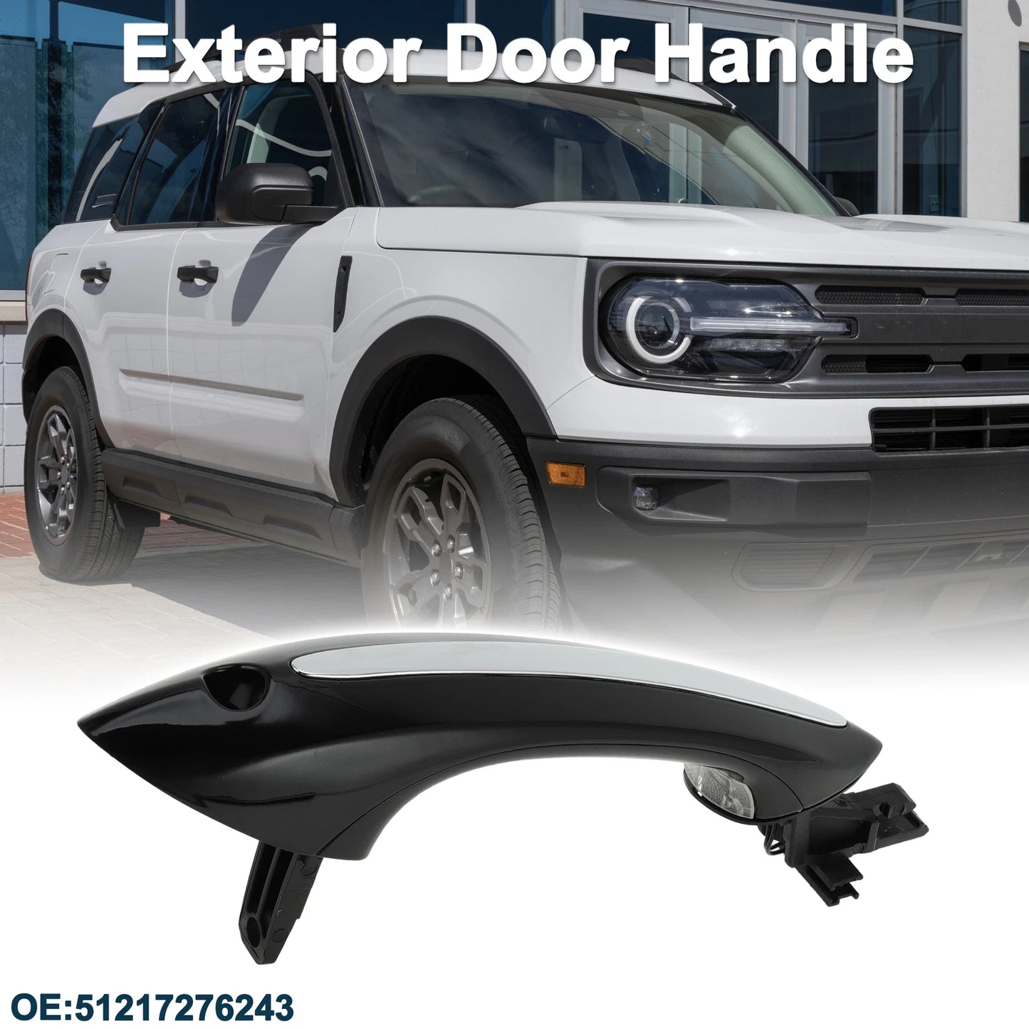 Exterior Door Handle for BMW X5 E70 E71 E72 (2007-2013) - Front Left Black