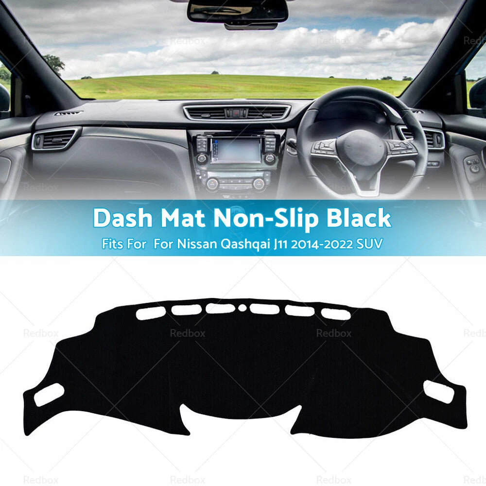 Non-Slip Dash Mat for Nissan Qashqai J11 Dashboard Cover (2014-2022)