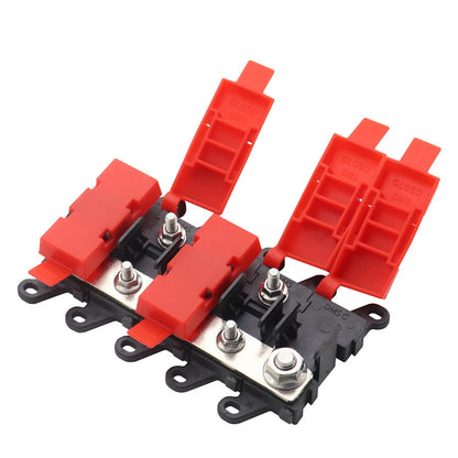 200A 4-Way Fuse Holder Distribution Block for Universal Applications