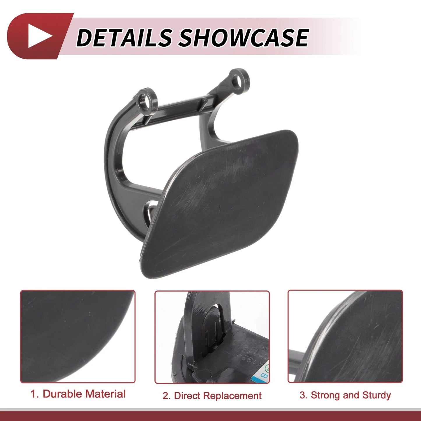 Front Left Washer Nozzle Cover for BMW 740i (2011-2015) Unpainted