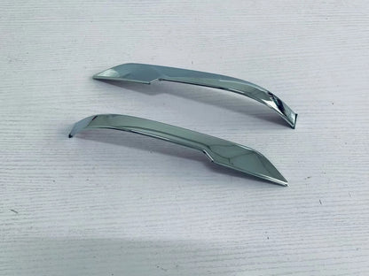 ABS Chrome Rearview Mirror Side Stripe Lid Cover Trim for 2023-2024 Toyota Prius