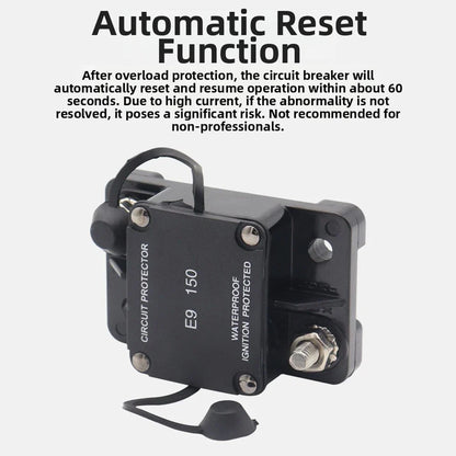 Automatic Reset Circuit Breaker for Boats/Trucks/Car Audio