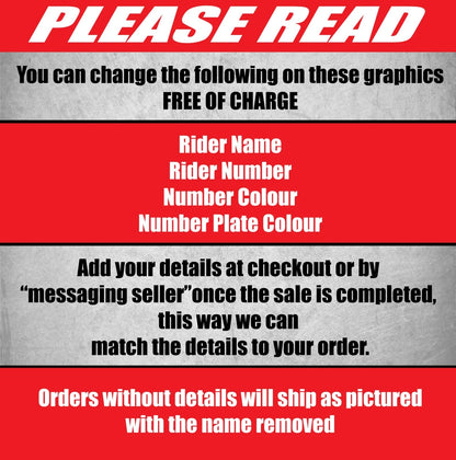 Custom Graphic Kit for Yamaha PW 50 Pee Wee (All Years) - REAPER Decals