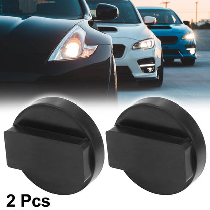 2 x 0.87"x2.36" Jack Pad Support Rubber Frame Rail Protectors for BMW