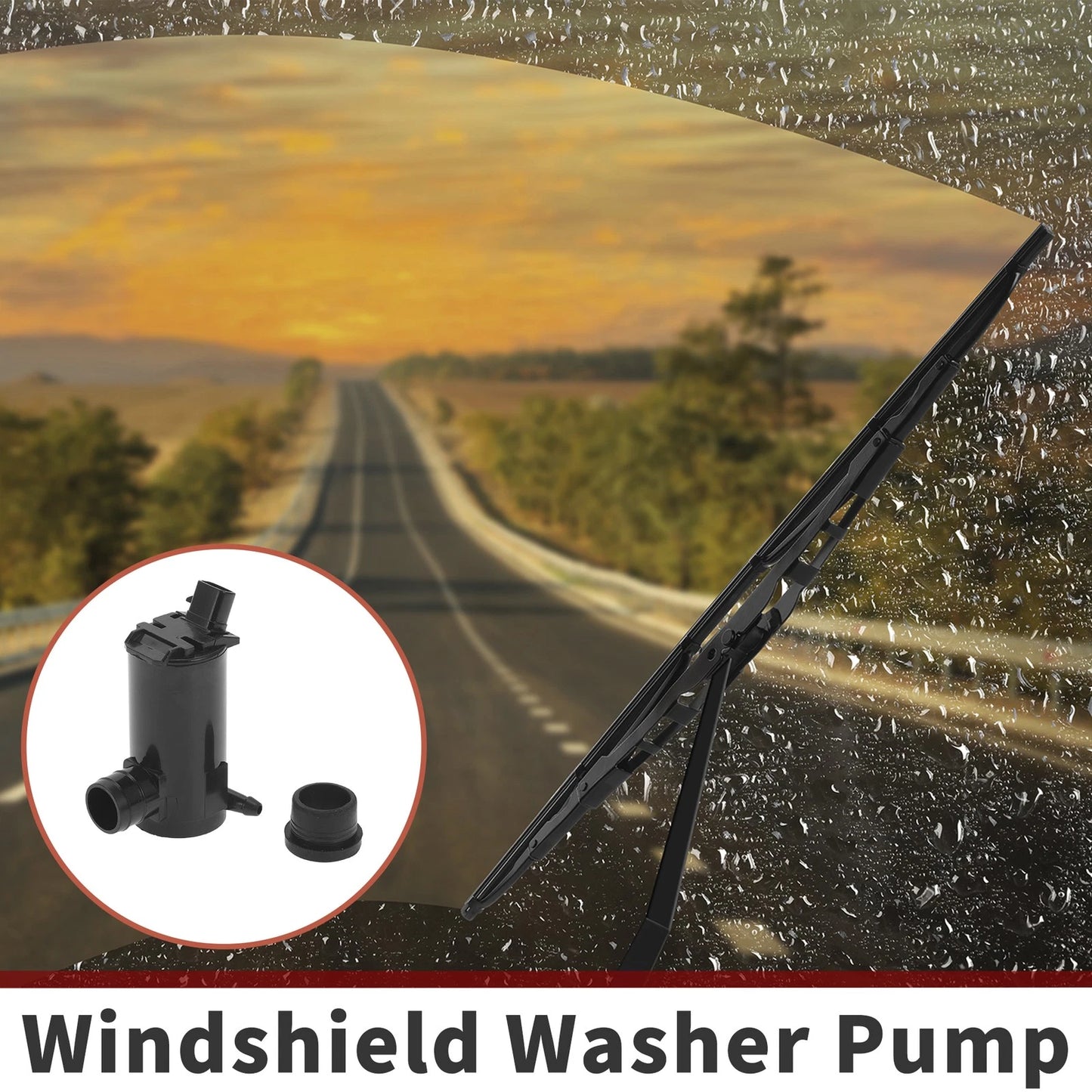Windshield Washer Pump w/ Grommet for Pontiac G3