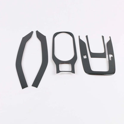 Gear Shift Water Cup Frame Steel Fiber Cover Trim for Toyota Corolla Sedan (2020-2024)