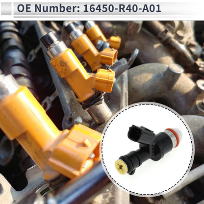 Fuel Injector for Honda Accord 2.4 (2008-2012) - 1 x No.16450-R40-A01 Black