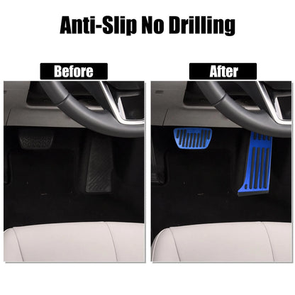 Anti Slip Brake and Gas Accelerator Covers Foot Pedal Pad for Toyota Blue