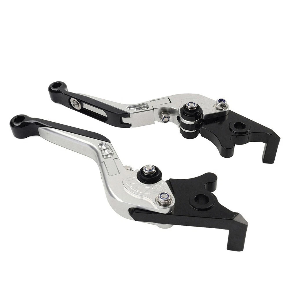 Silver CNC Folding Extendable Brake Clutch Levers for BMW S1000XR (2015-2021)