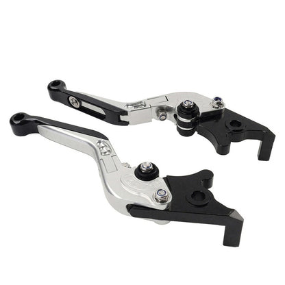 Silver CNC Folding Extendable Brake Clutch Levers for BMW S1000XR (2015-2021)