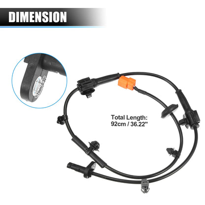 Front Left ABS Wheel Speed Sensor for Honda Jazz MK II (2002-2008)
