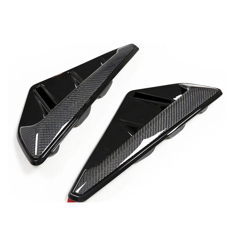 Dry Carbon Fiber Side Fender Air Vent Trim Parts Fit For BMW X5M 2020