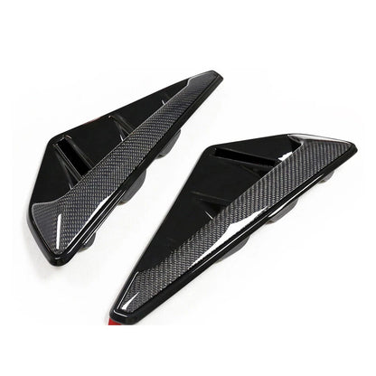 Dry Carbon Fiber Side Fender Air Vent Trim Parts Fit For BMW X5M 2020