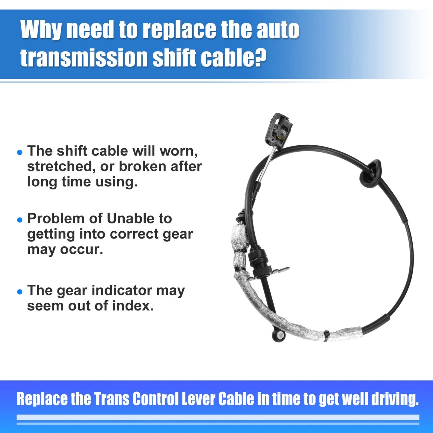 Automatic Transmission Gear Shifter Cable for Ford F-150 (2015-2019)