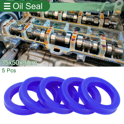 Oil Seal 35x50x9mm Rotary Shaft Seal TPU 5 Pcs