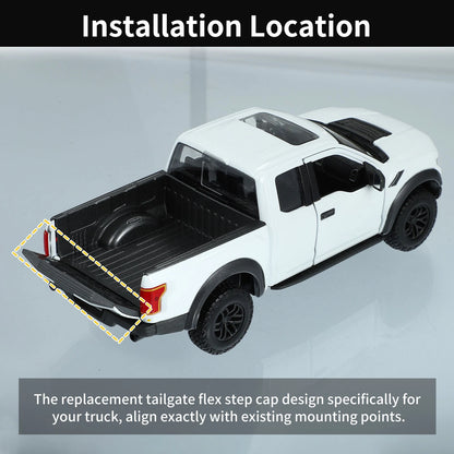 Tailgate Flex Step Trim Cap for Ford F250 F350 Super Duty (2008-2016)