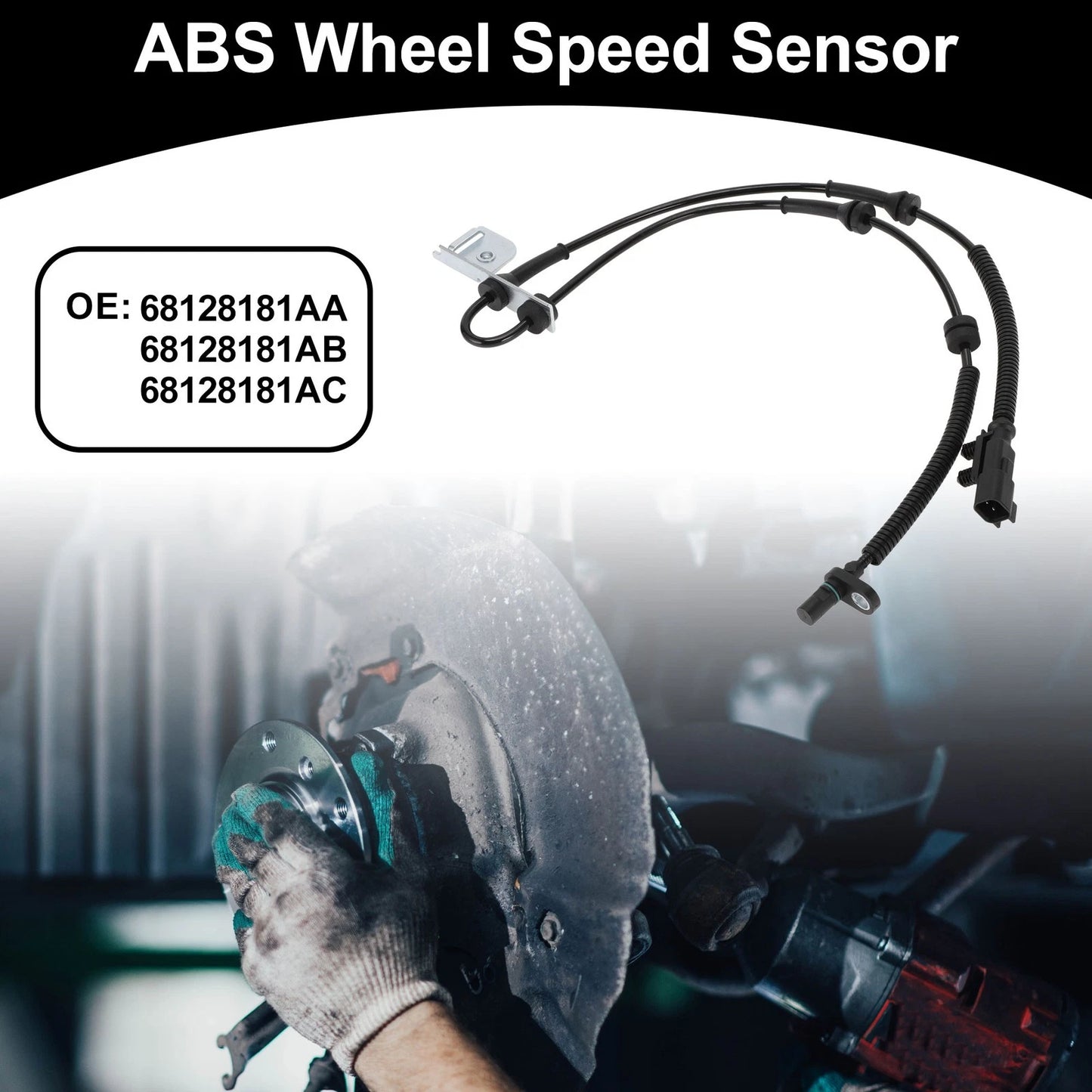 ABS Wheel Speed Sensor 1 Pc for Dodge Grand Caravan Front (2012-2020)