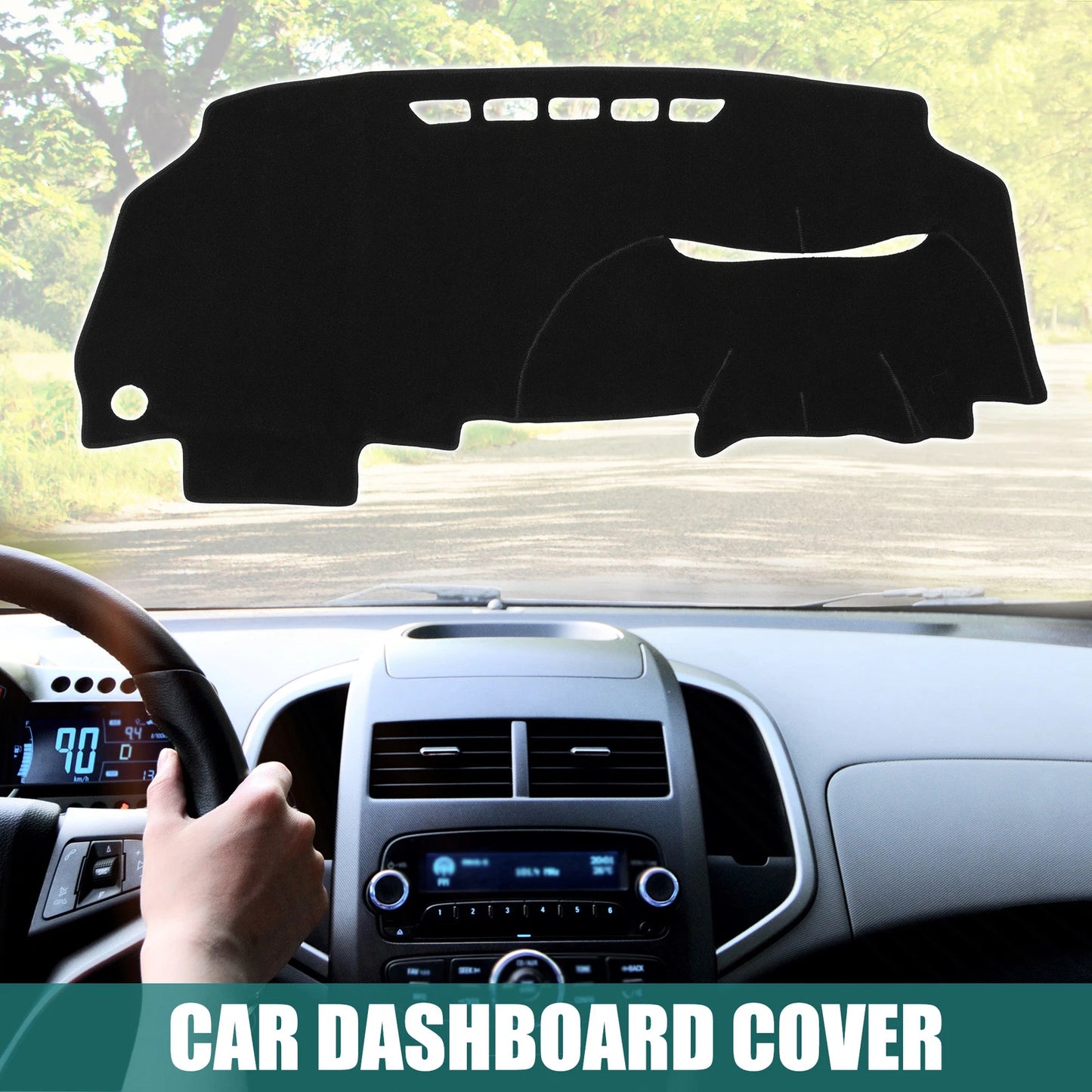 Dashboard Cover for Honda Civic 2006-2011 - Polyester Silicone