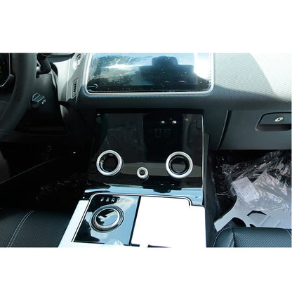 Red Volume Air Condition Buttons Knob Cover Ring For Range Rover Sport 2015-2018