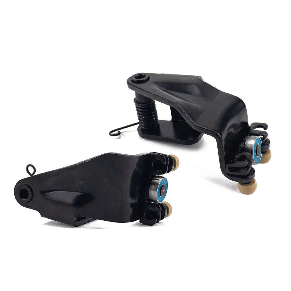 Black Iron Center Mount Sliding Door Rollers for Honda Odyssey (2005-2010)