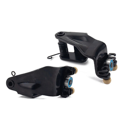 Black Iron Center Mount Sliding Door Rollers for Honda Odyssey (2005-2010)