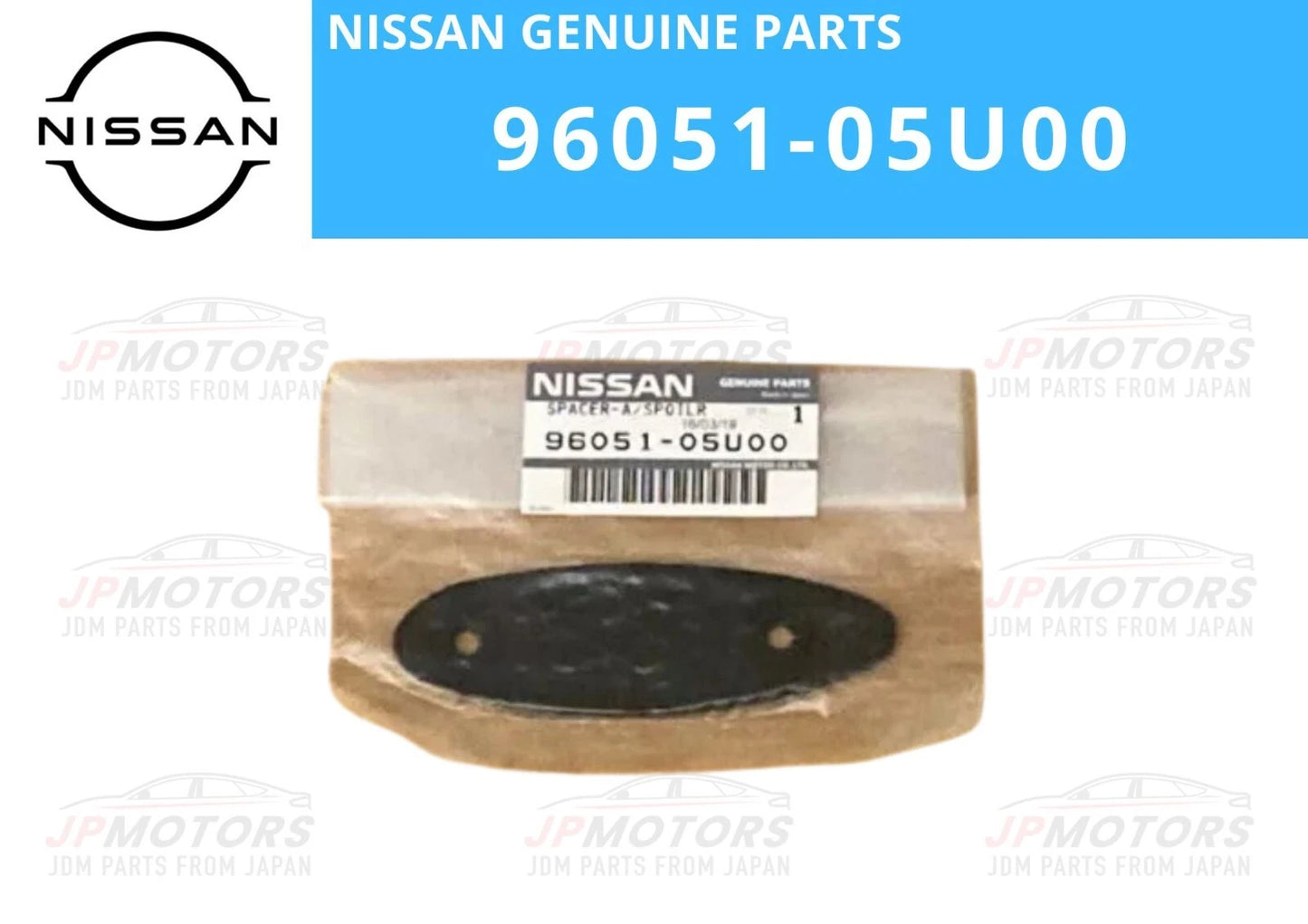 Rear Deck Lid Spoiler Spacer for Nissan Skyline R32 GTR (1989–1994)