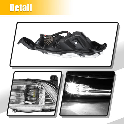 Fog Driving Lights & Bezels LED for Ford Fusion (2017-2018)