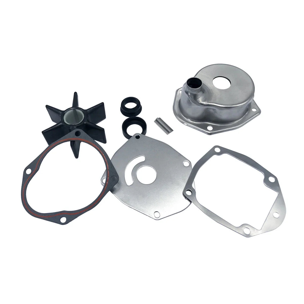 Water Pump Repair Kit for Mercury 75-115HP 1.7L/150HP 3.0L 4-Stroke