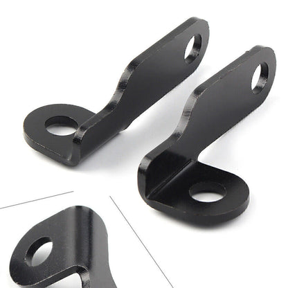 Black Fork Clamp Turn Signal Light Mount for Harley Motorcycle