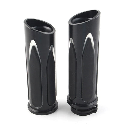 Soft Touch Hand Grips for Harley Touring Street Road Glide Electra Glide