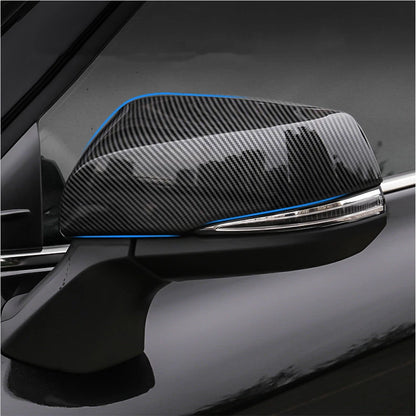 2 x Carbon Fiber Side Mirrors Trim Cover for Toyota Tacoma (2016–2023)