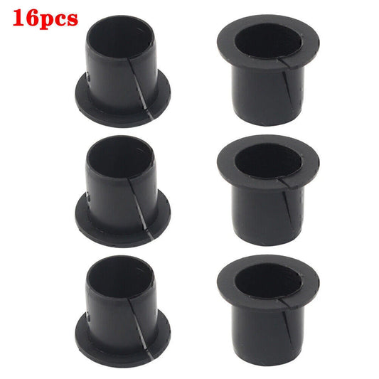 16 x Black Front A-Arm DELRIN Bushing Kit for Ski-Doo REV (2003-2019)