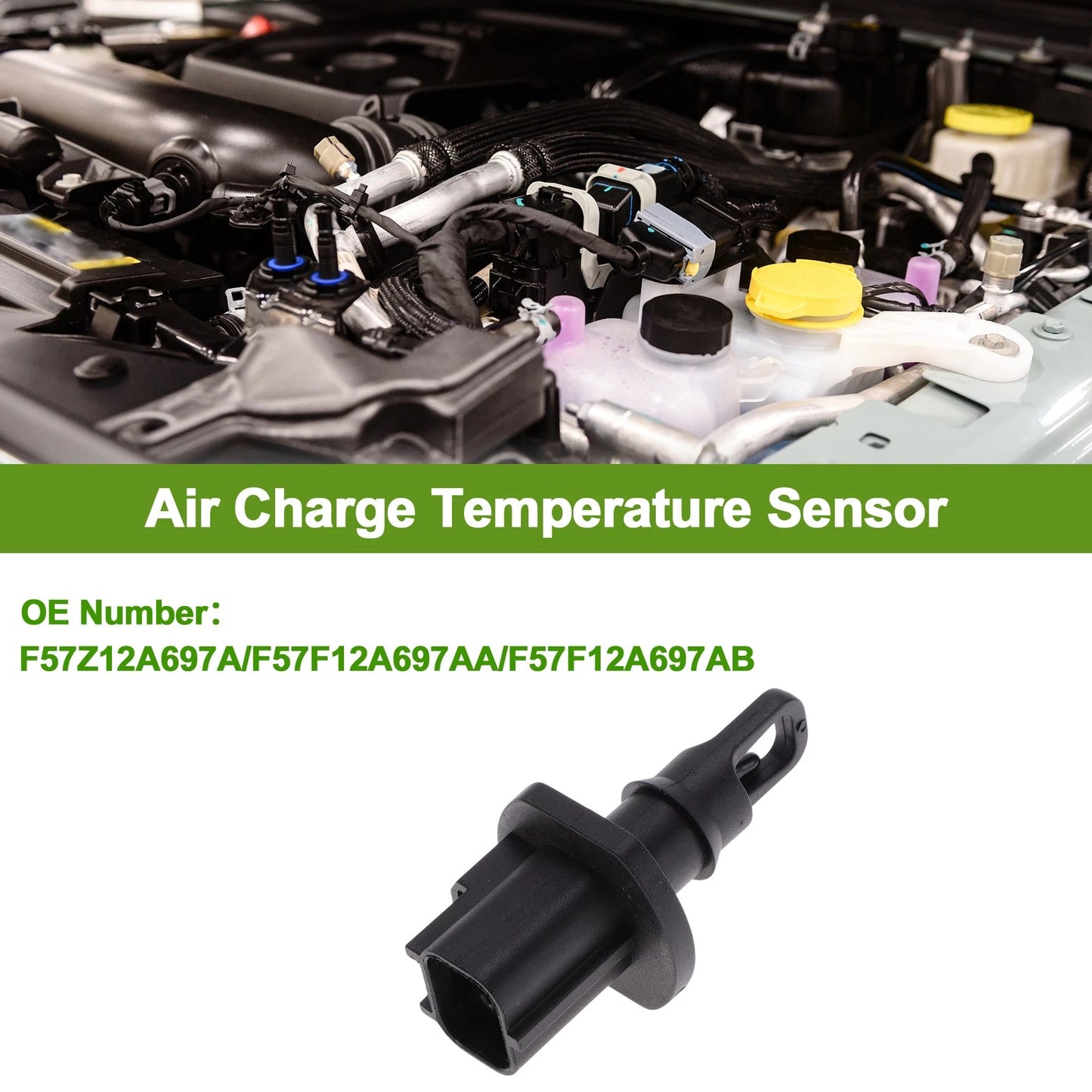 Air Charge Temperature Sensor for Ford Mondeo Mk1 Saloon 1.6 (1993-1996)