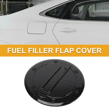 Fuel Tank Door Cap for Dodge Ram 2023-2025 Gas Tank Flap Carbon Fiber Black
