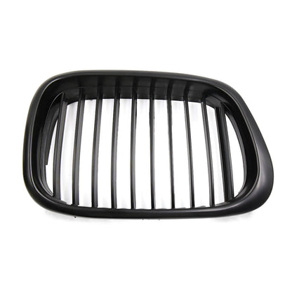 Matte Black Front Upper Hood Kidney Grille for BMW E39 525i 528i 540i M5 (1997-2003)