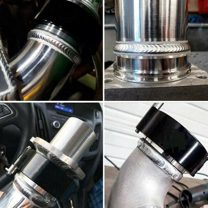 4" V Band Clamp Flange for Exhaust Downpipe Intake Intercooler Pipe (N/A)
