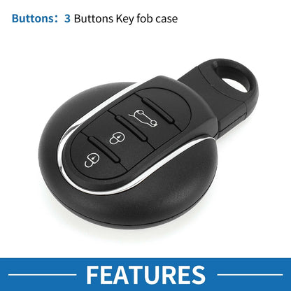 3 x Keyless Entry Remote Fob Shell Case for BMW Mini Cooper (2015-2017)