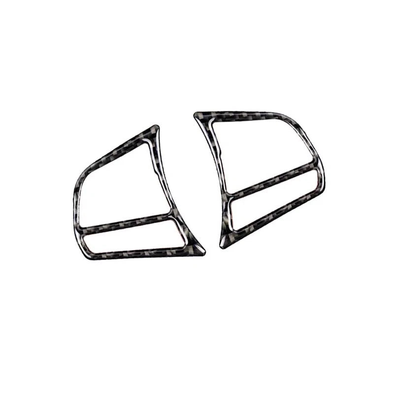 Carbon Fiber Steering Wheel Remote Button Cover Trim Fits Bmw F30 F34 Series 3