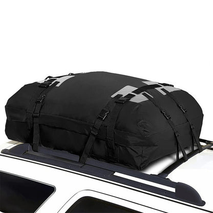 Car Roof Cargo Bag 15 cu ft Waterproof Tear-Resistant for Cars