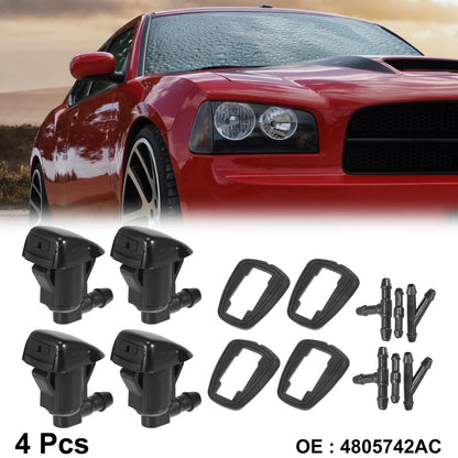 4pcs Front Windshield Washer Nozzles for Toyota Solara (2000-2008)