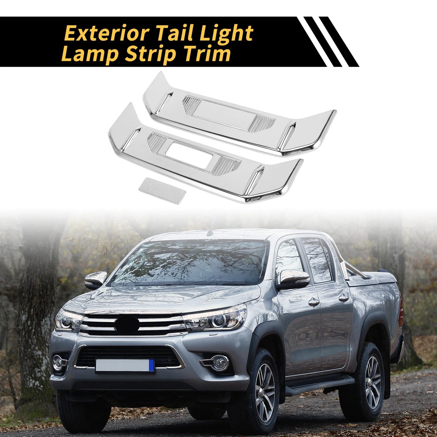 Exterior Tail Light Lamp Strip Trim for Toyota Tundra (2022-2024)