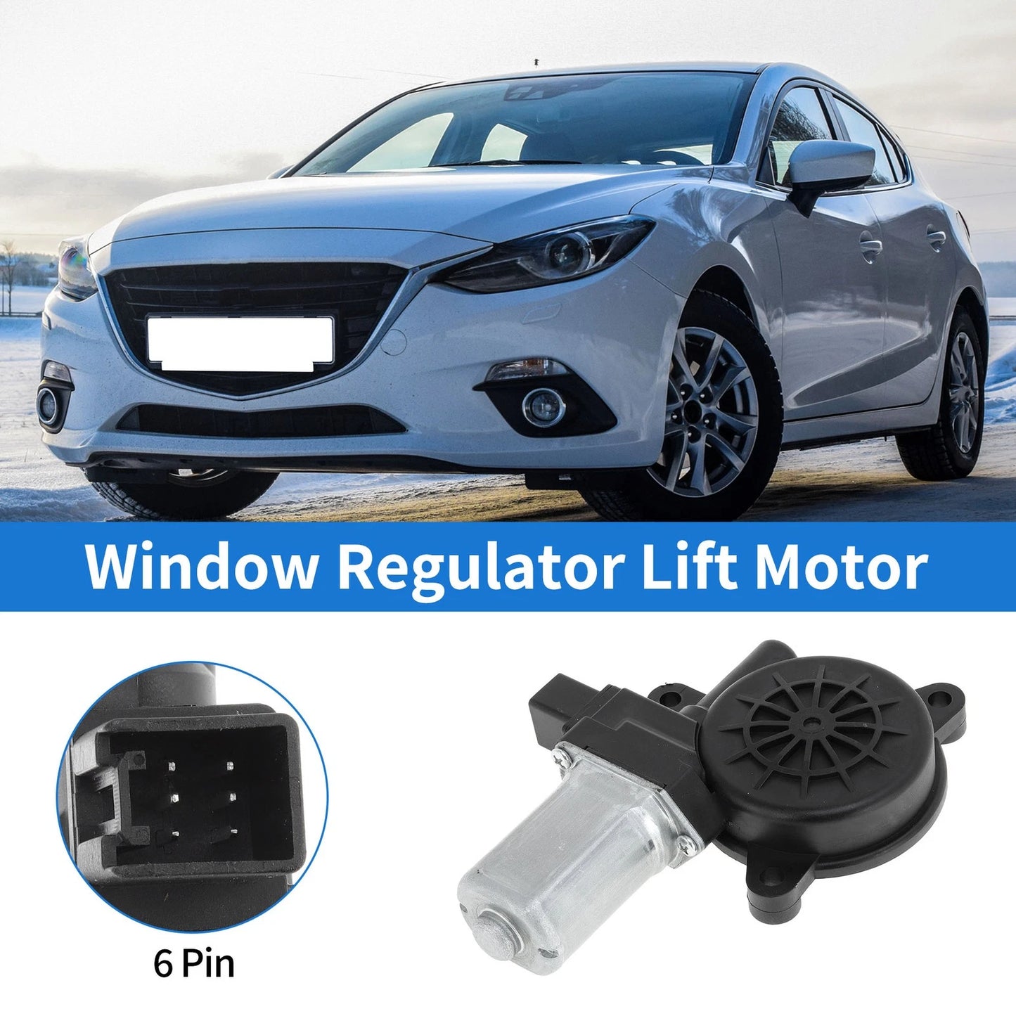 Power Window Regulator Lift Motor for Mazda 3 (2014-2018)