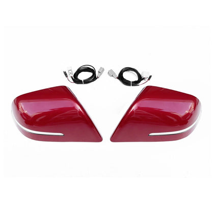Red Rearview Side Mirror Cover Cap for Tesla Model 3 (2017-2023)