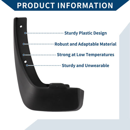 Mud Flaps Splash Guards 1 Set for Toyota Vios (2008-2013)