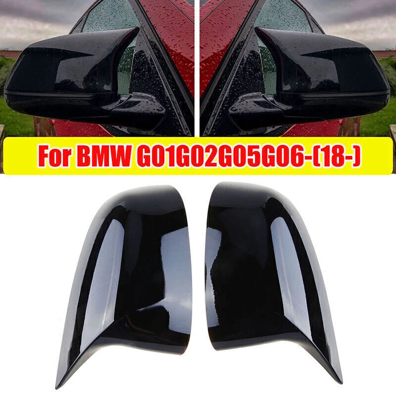Side Mirror Cover Cap for BMW X3 X4 X5 X6 X7 G01 G02 G03 G05 G06 M Style (2018-2021)